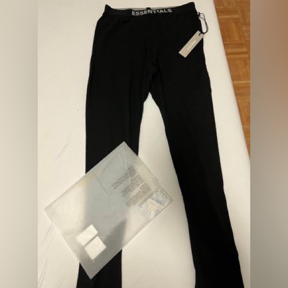 New in the bag Essentials Fear of God Black Jersey Lounge Pants - Picture 2 of 9